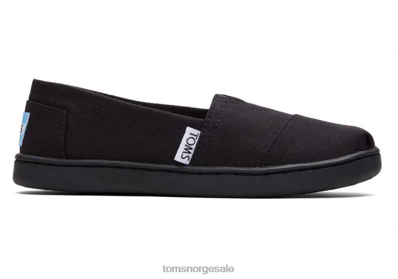 Toms barnalpargata lerretsvart sko 0V06V544