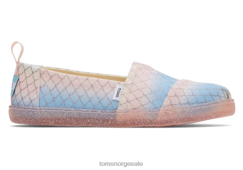 Toms barnhavfrue alpargatarosa multi sko 0V06V556