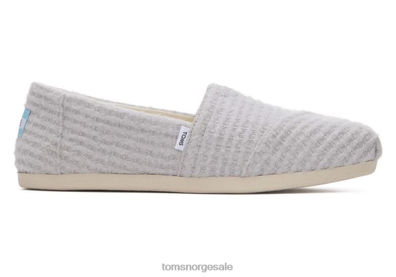 Toms kvinneralpargata eco repreve vaffelstrikkskygrå sko 0V06V134