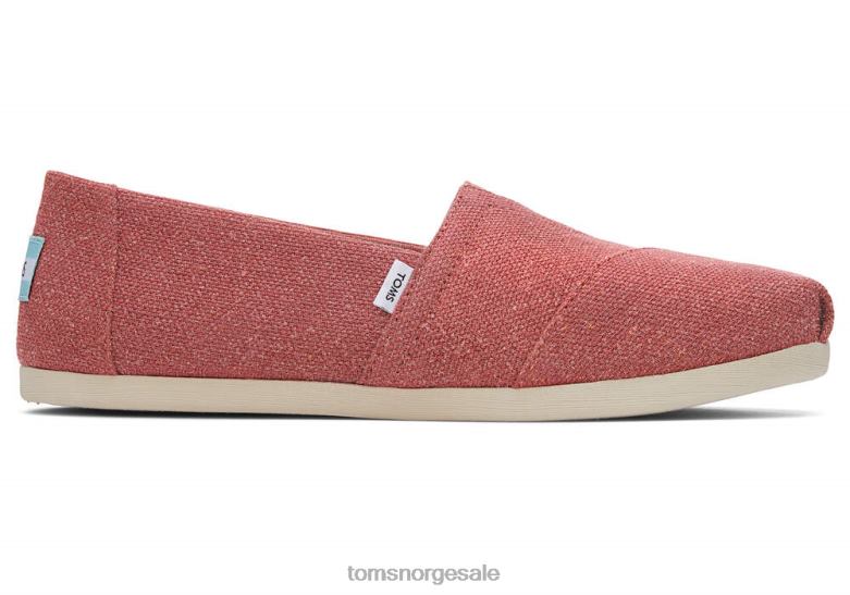 Toms kvinneralpargata metallisk linfalmet rose sko 0V06V129