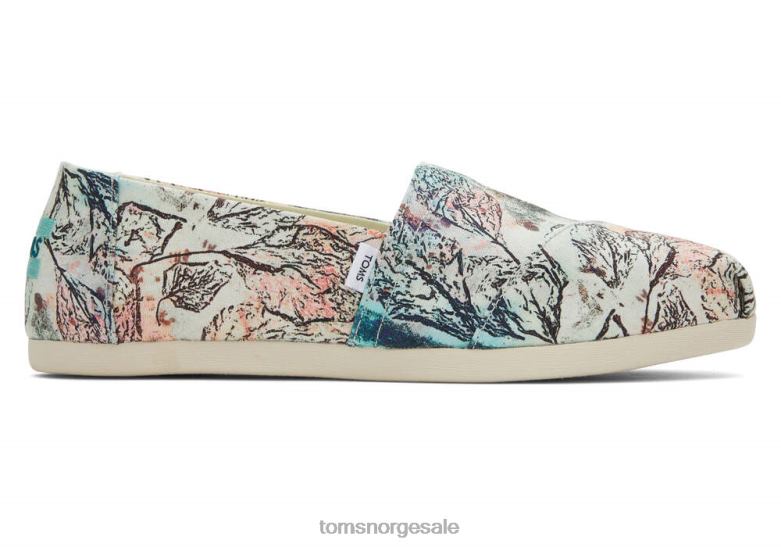 Toms kvinnerkelvin lopez alpargatarosa multi sko 0V06V65