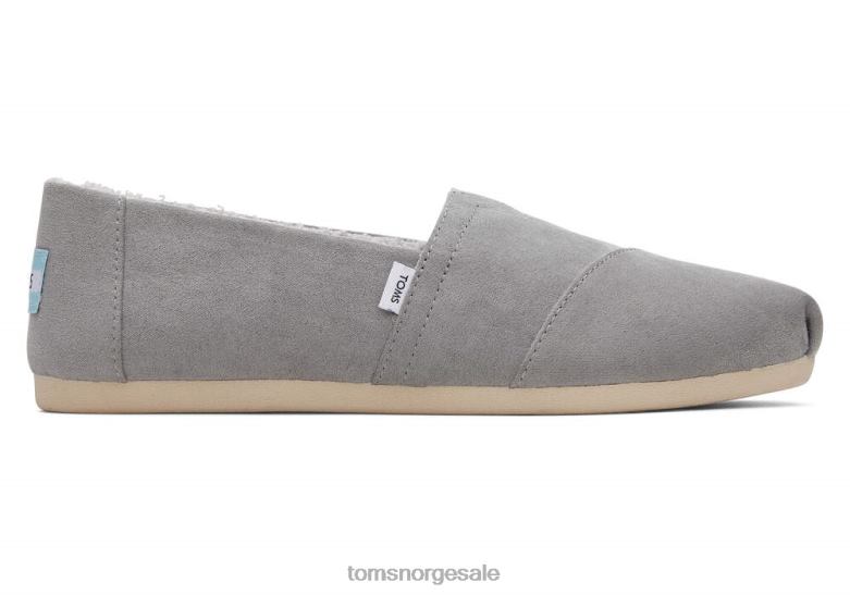 Toms kvinnerrepreve alpargatamikrofiber grå sko 0V06V76