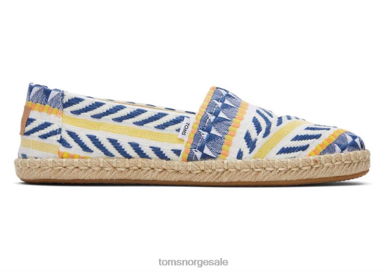 Toms kvinneralpargata global jaquard rope espadrillenaturlig global jacquard sko 0V06V156