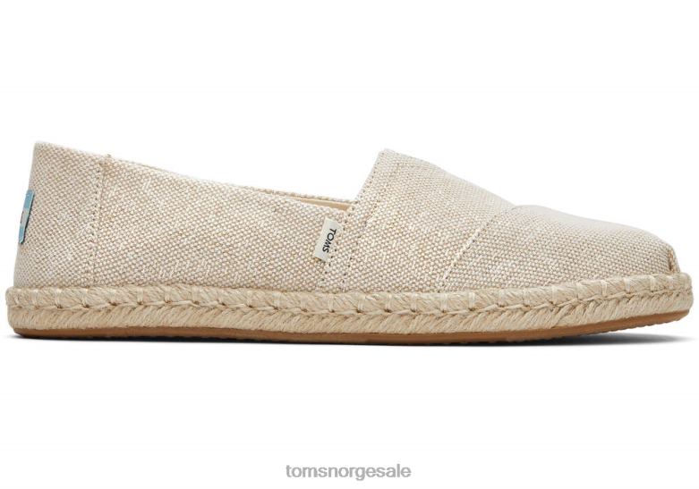 Toms kvinnermetallisk espadrille alpargatany stil sko 0V06V144