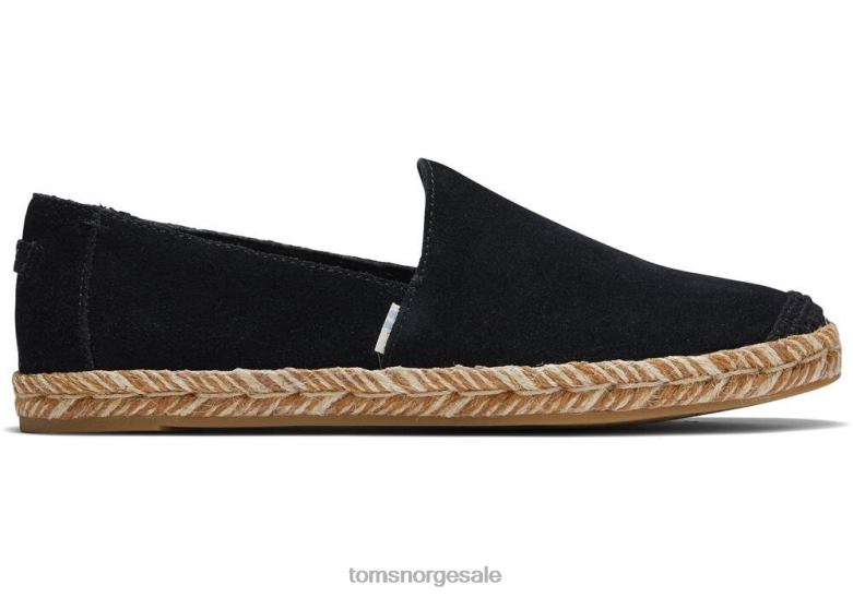 Toms kvinnerpismo espadrillesvart sko 0V06V180