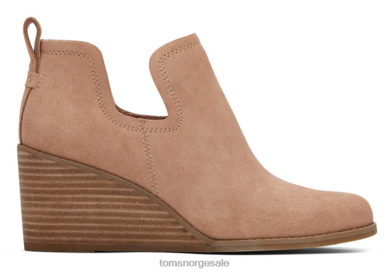 Toms kvinnerkallie wedge bootiebrun sko 0V06V225