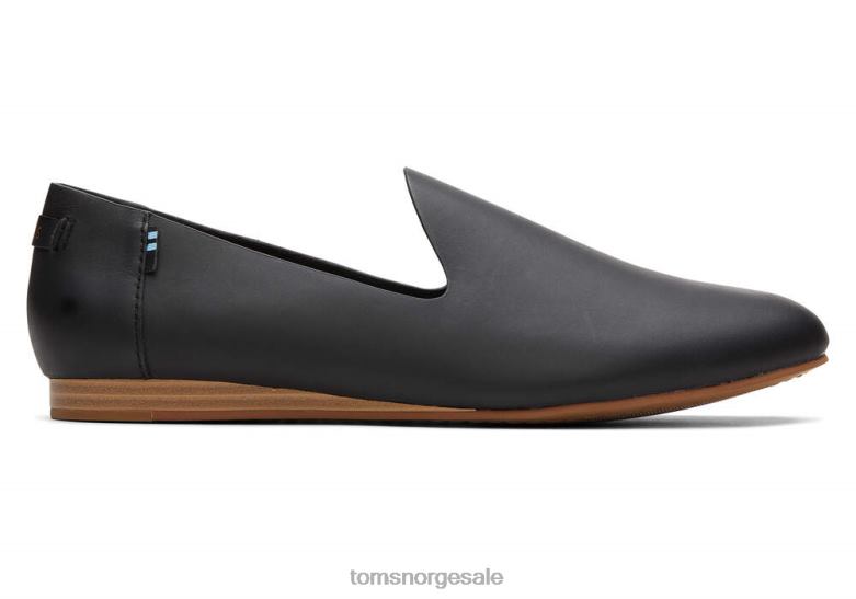 Toms kvinnerdarcy flatsvart sko 0V06V191