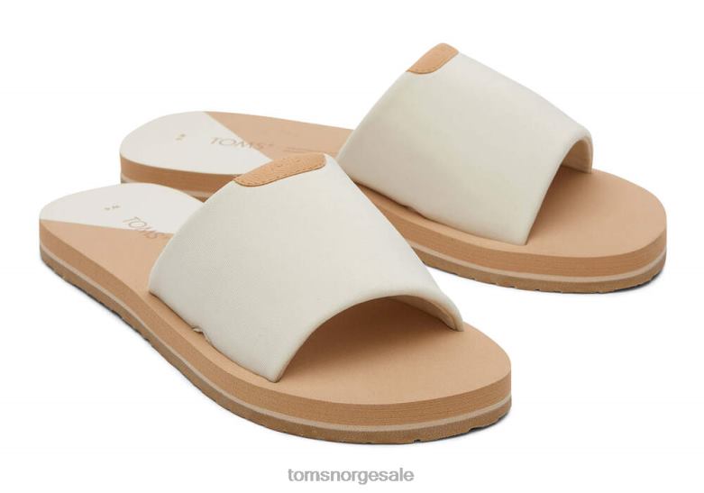 Toms kvinnercarly sandal reprevehvit repreve jersey sko 0V06V257