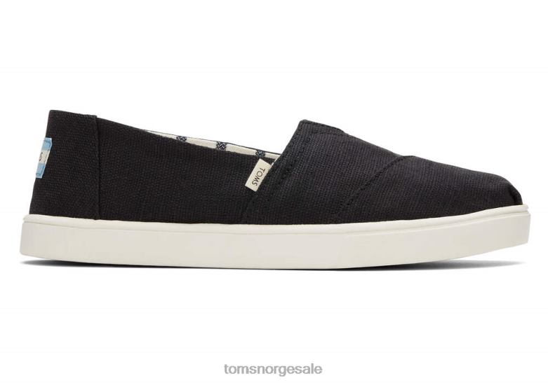 Toms kvinnercupsole alpargatasvart sko 0V06V280