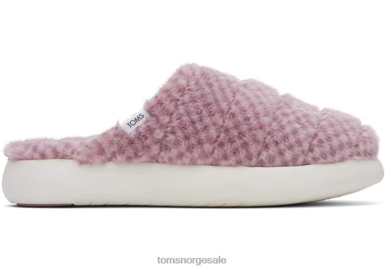 Toms kvinnermalve muldyrrosa mohair sko 0V06V287