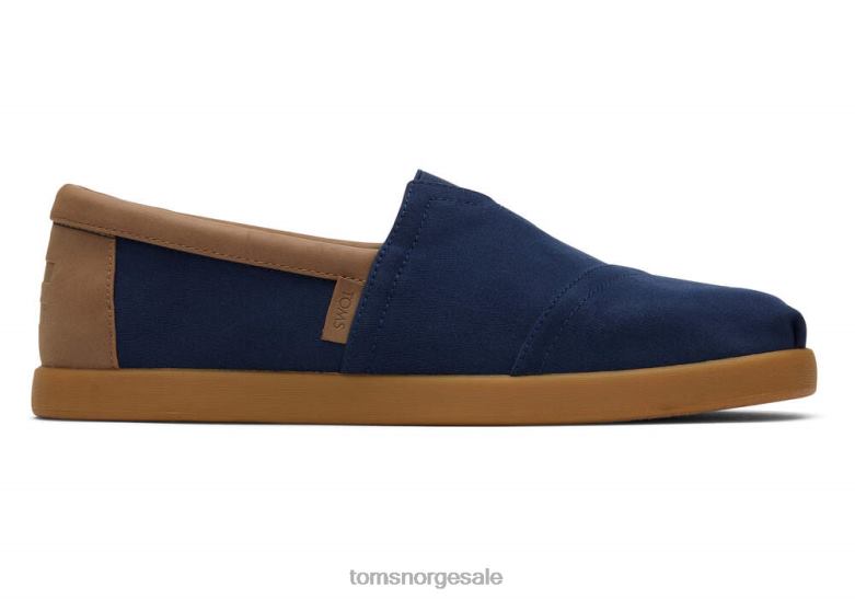 Toms mennalp fwdmarineblå nubuck sko 0V06V405