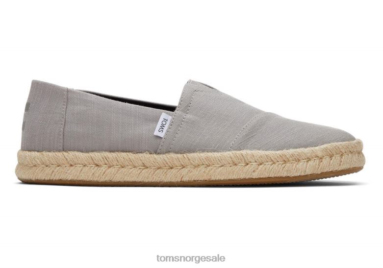 Toms mennalpargata eco rope 2.0grå sko 0V06V377