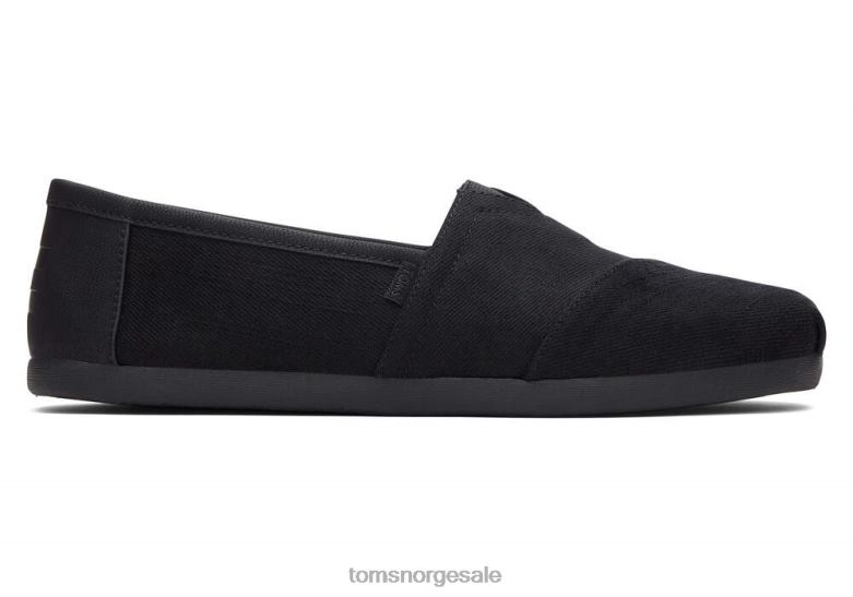 Toms mennalpargata syntetisk trimsvart sko 0V06V431