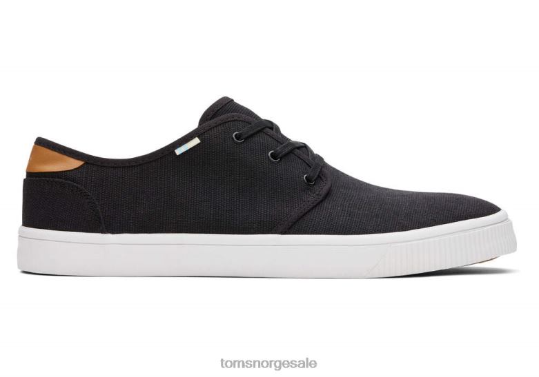 Toms mennCarlo treneresvart arv lerret sko 0V06V478