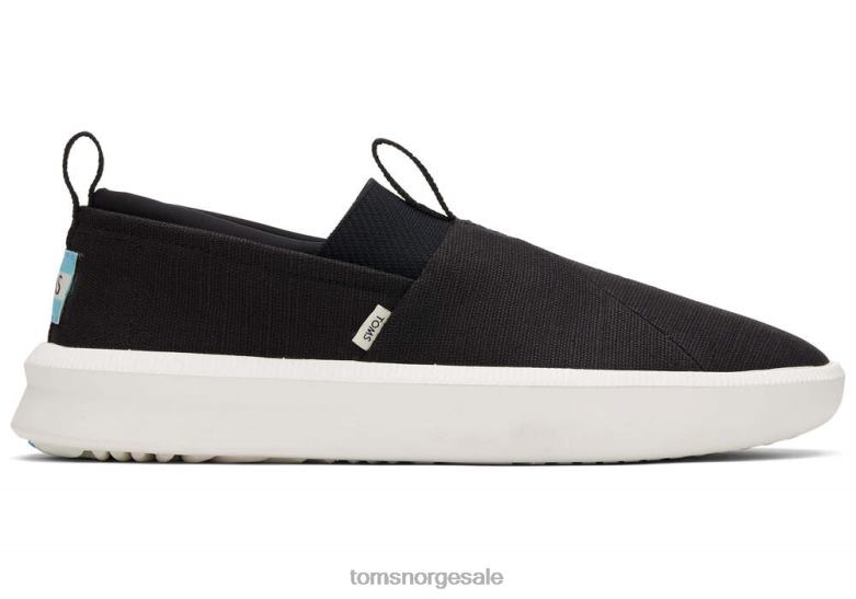 Toms mennrover alpargatasvart sko 0V06V490