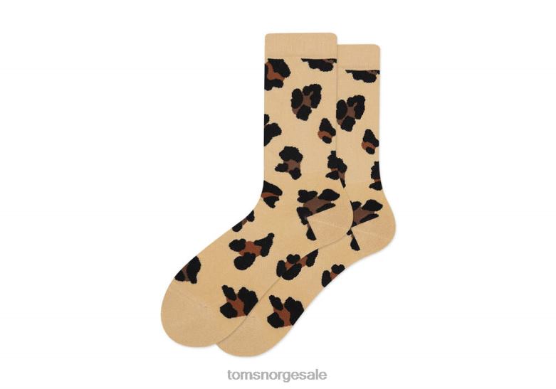 Toms kvinnermannskapssokkerbeige leopard tilbehør 0V06V356